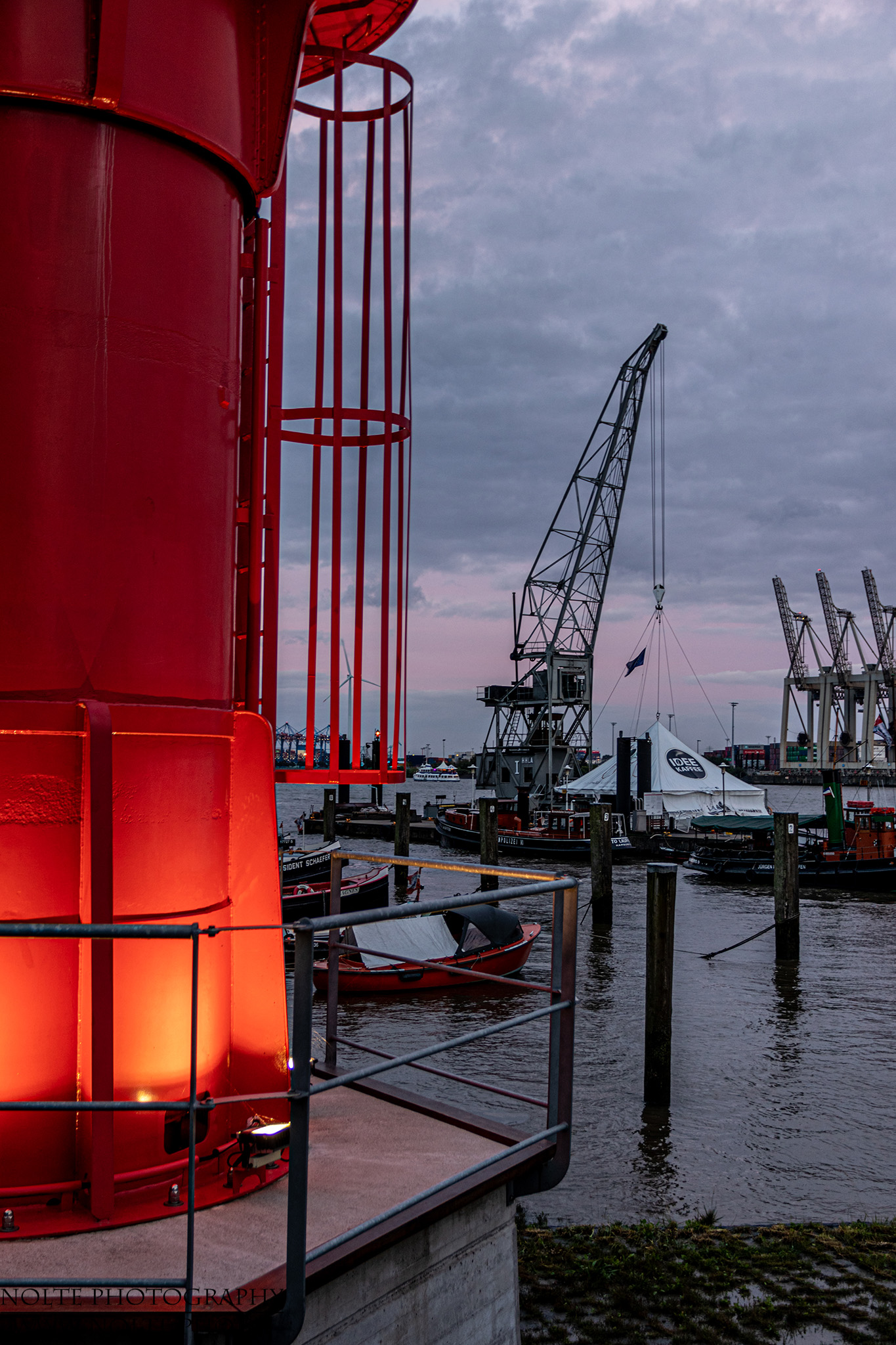 Blicjk auf den Museumshafen Oevelgönne