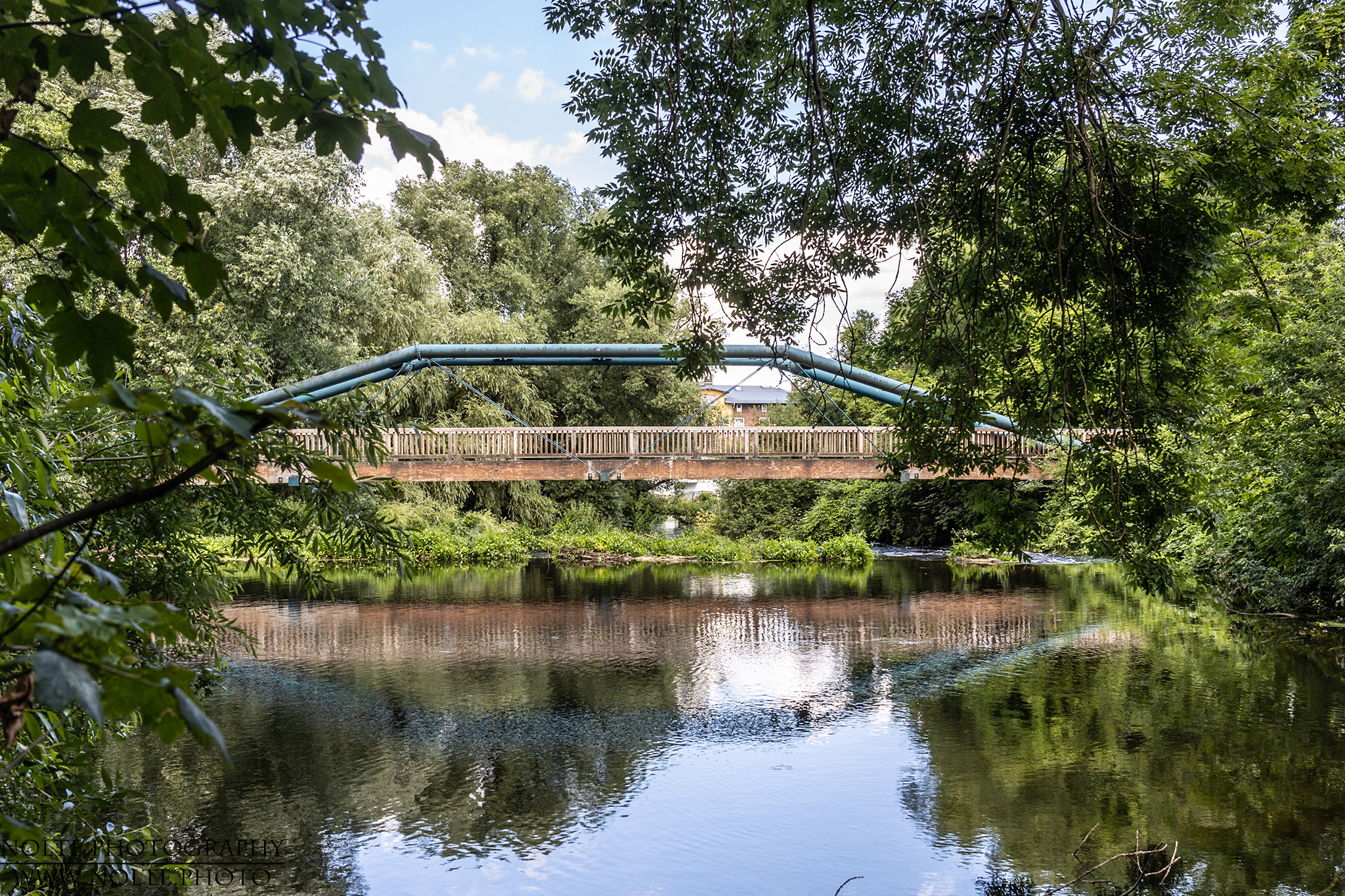 Brücke über die Oldesloer Sohlgleite