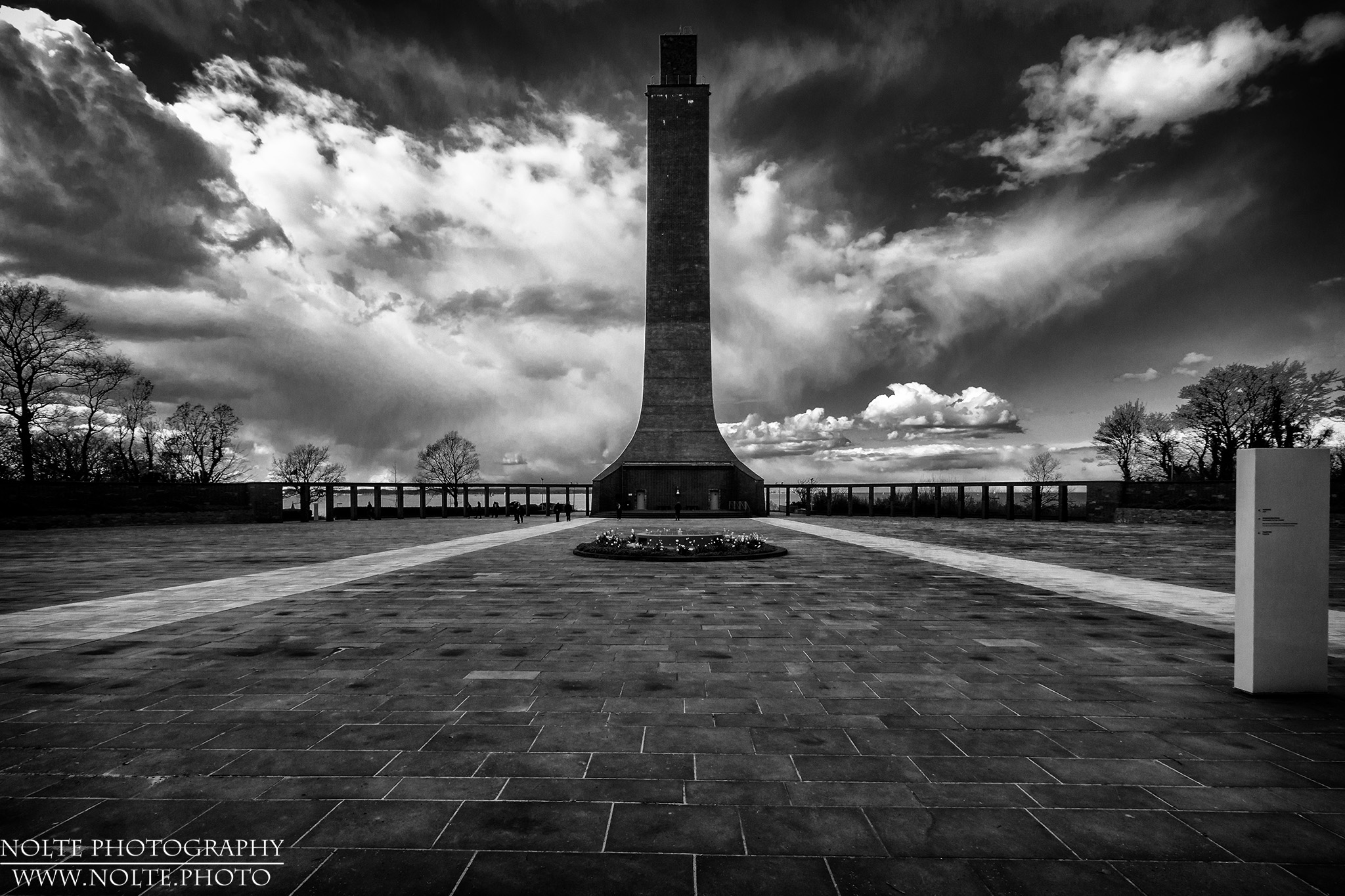 Turm des Marine-Ehrenmals in Laboe bei Kiel.