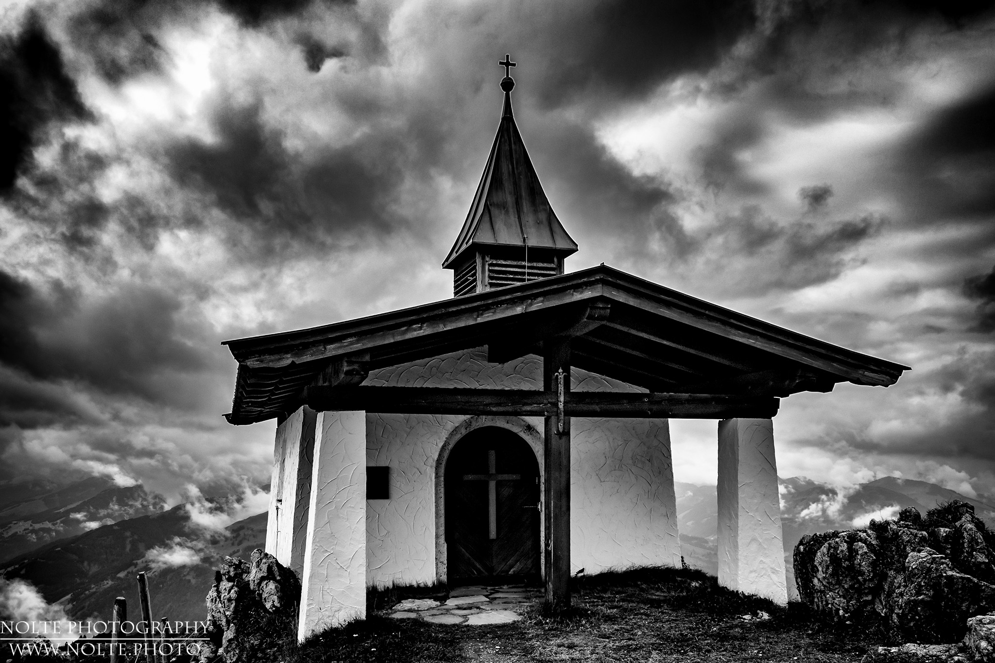Kleine Kapelle in den Österreicher Bergen.