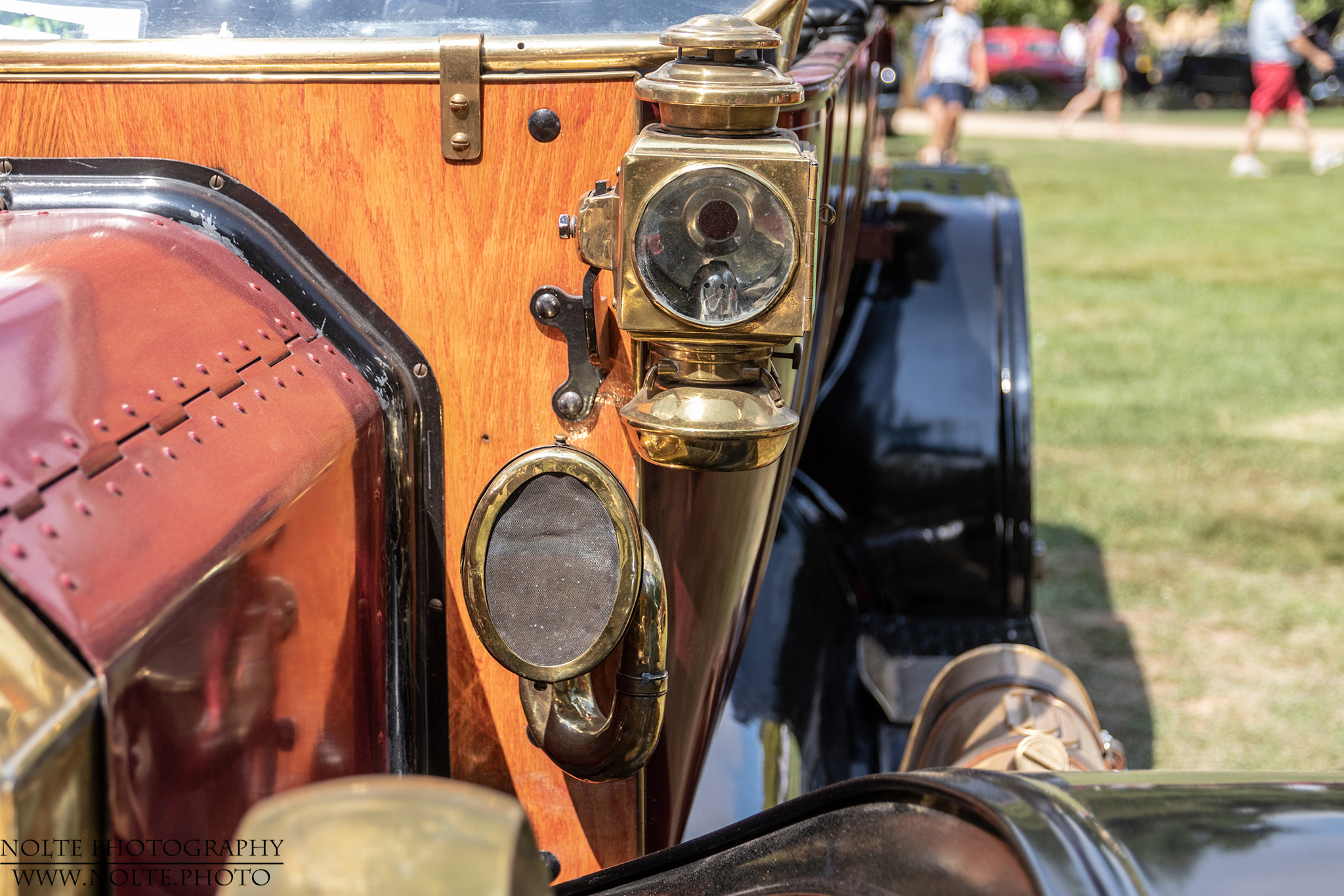 Gaslicht an einem 1912er Ford T Touring