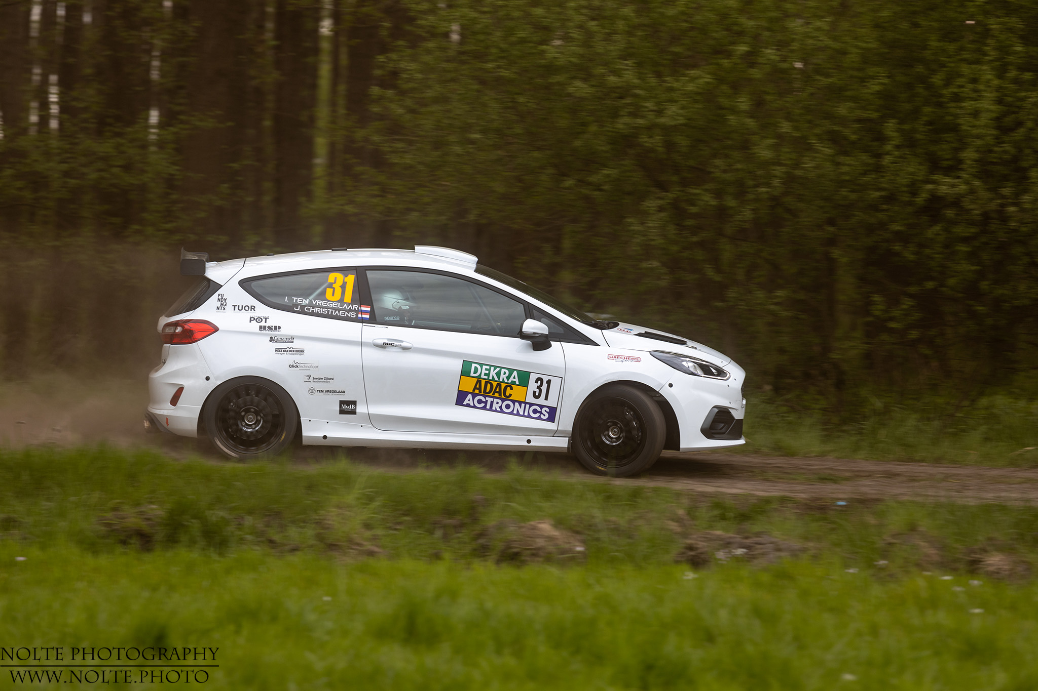 Ford Fiesta bei der ACTronics Rallye Sulingen 2022