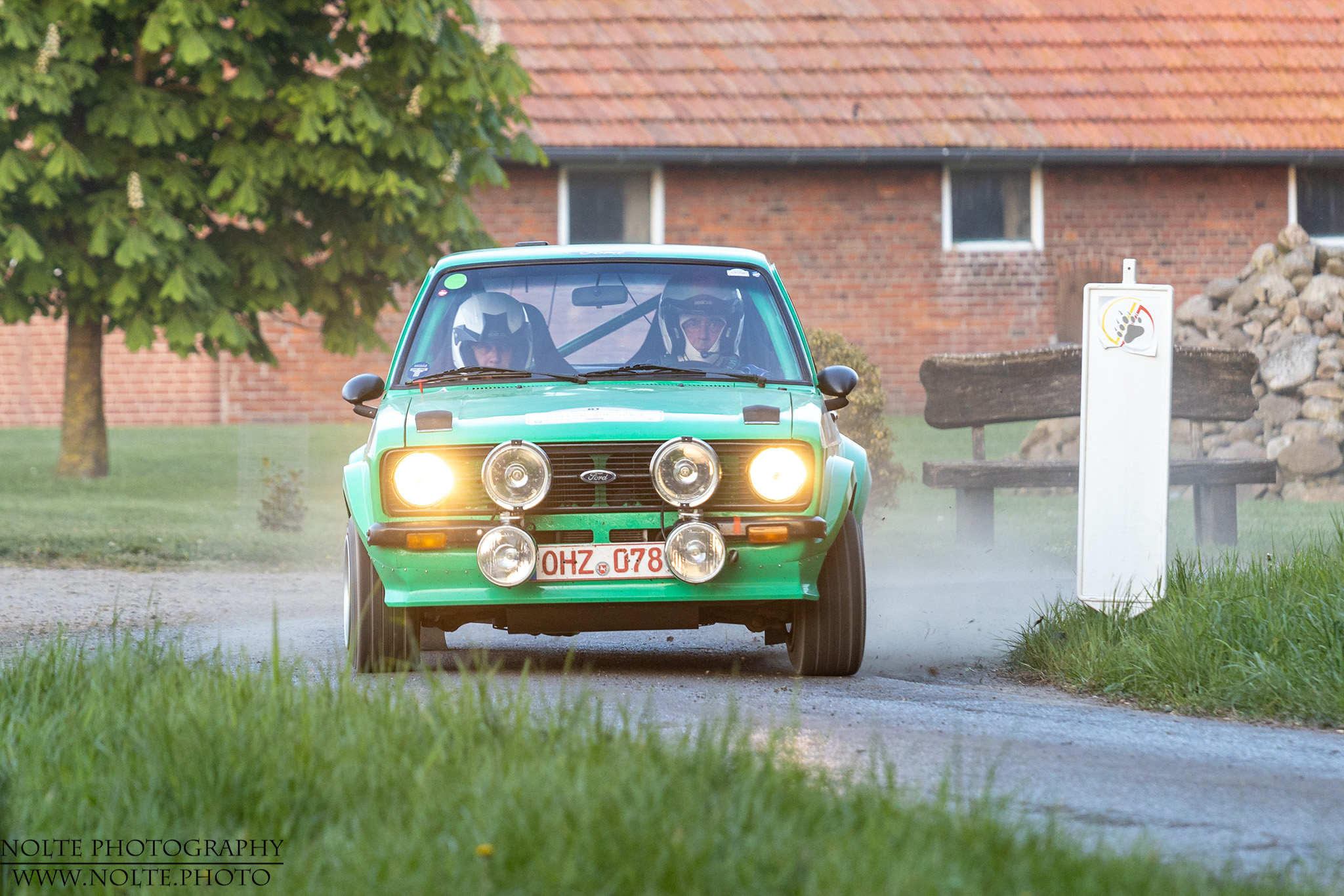 Oldtimer-Rallyefahrzeug Ford Escort MkII