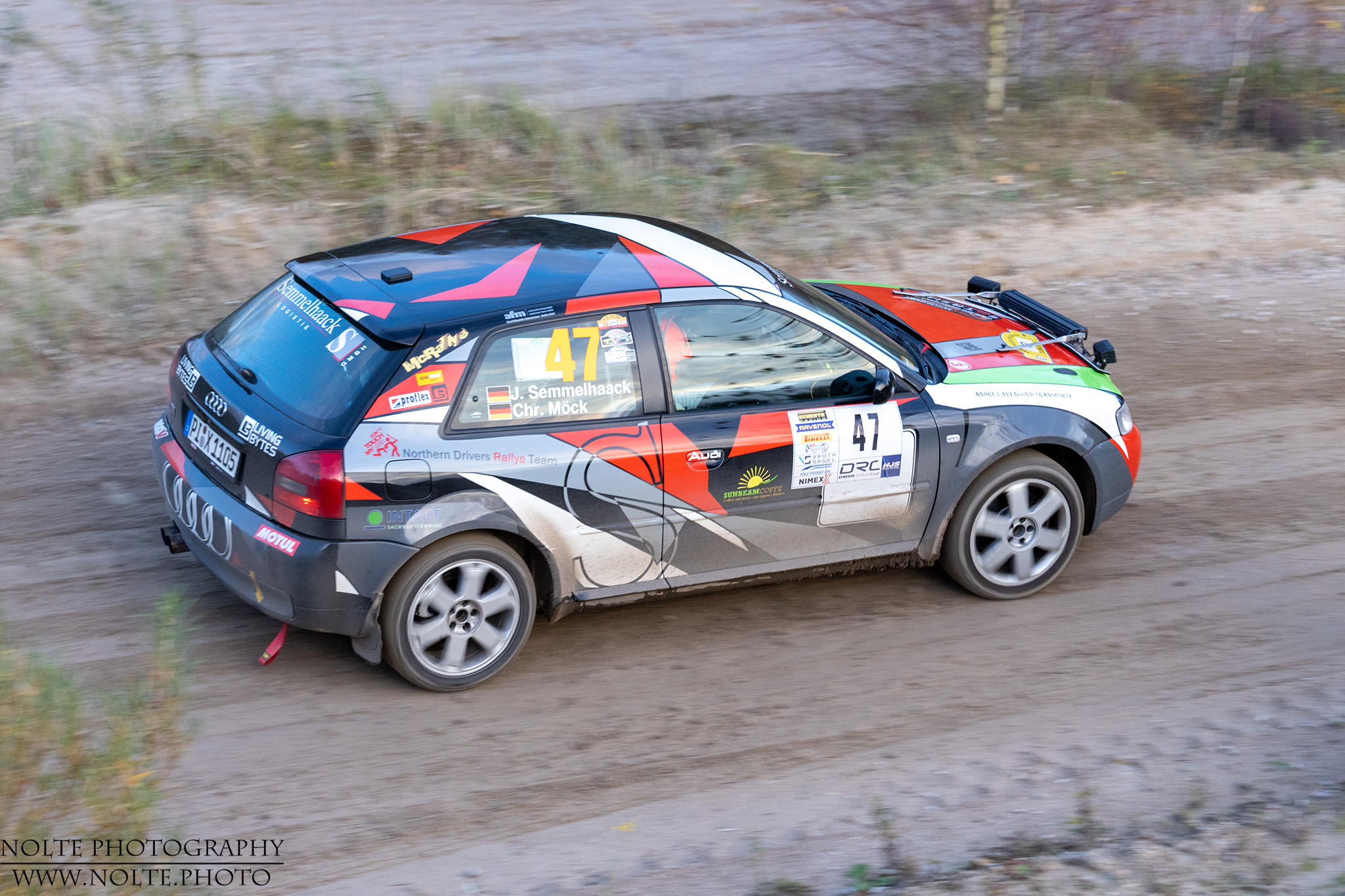 Audi A3 im Rallyeeinsatz