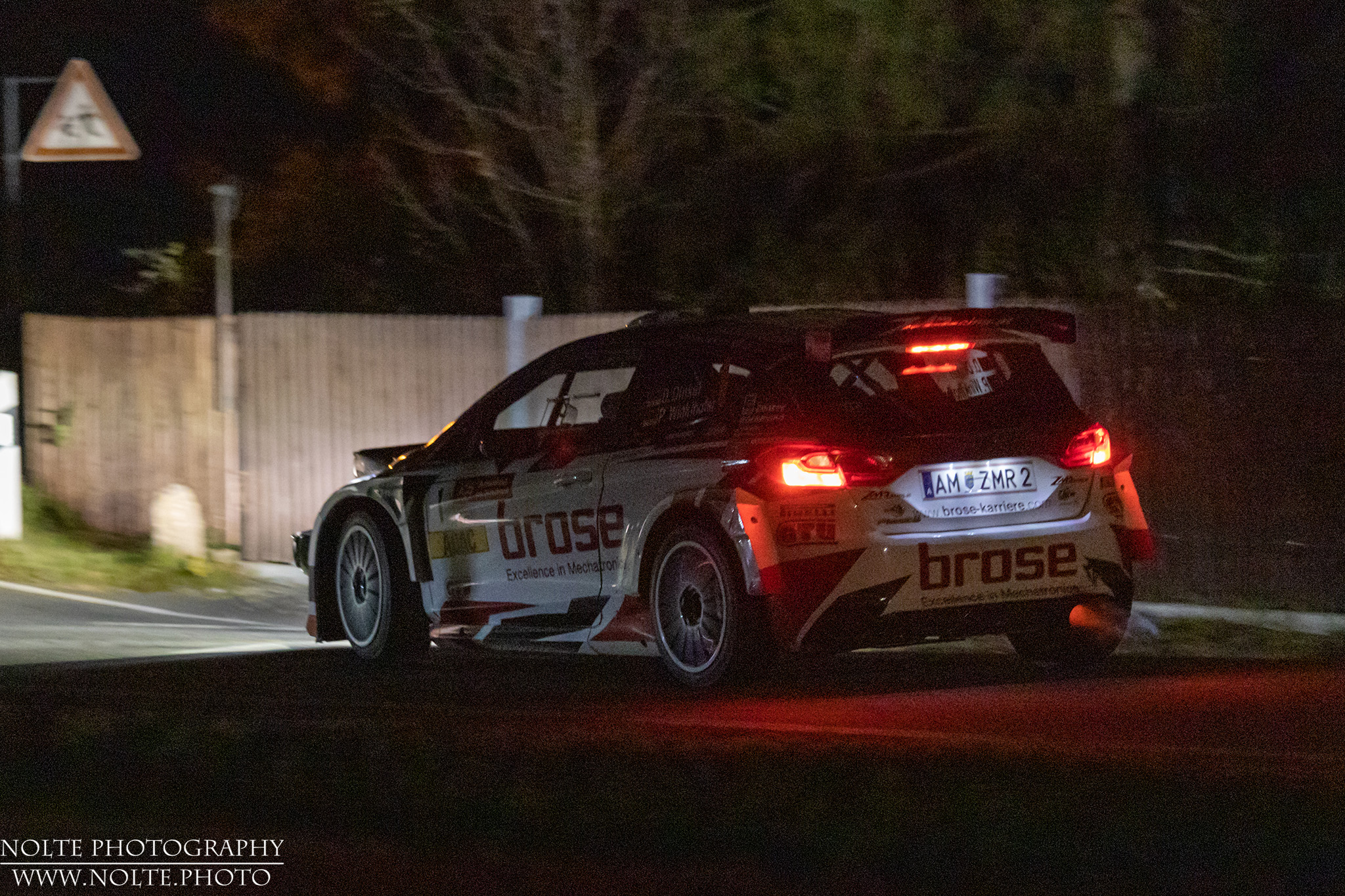Teilnehmer der Teilnehmer der Sachsenrallye 2021 im Skoda Fabia im Ford