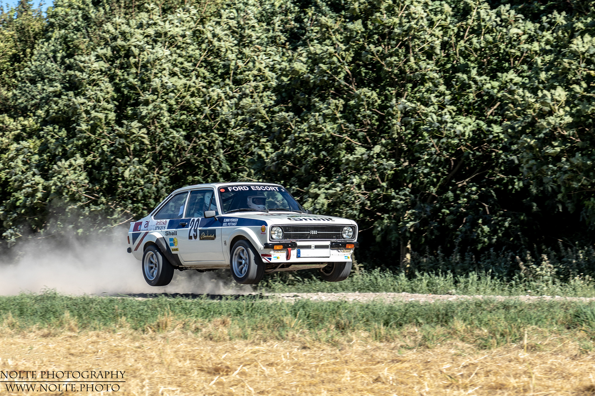 Springender rallye-Escort
