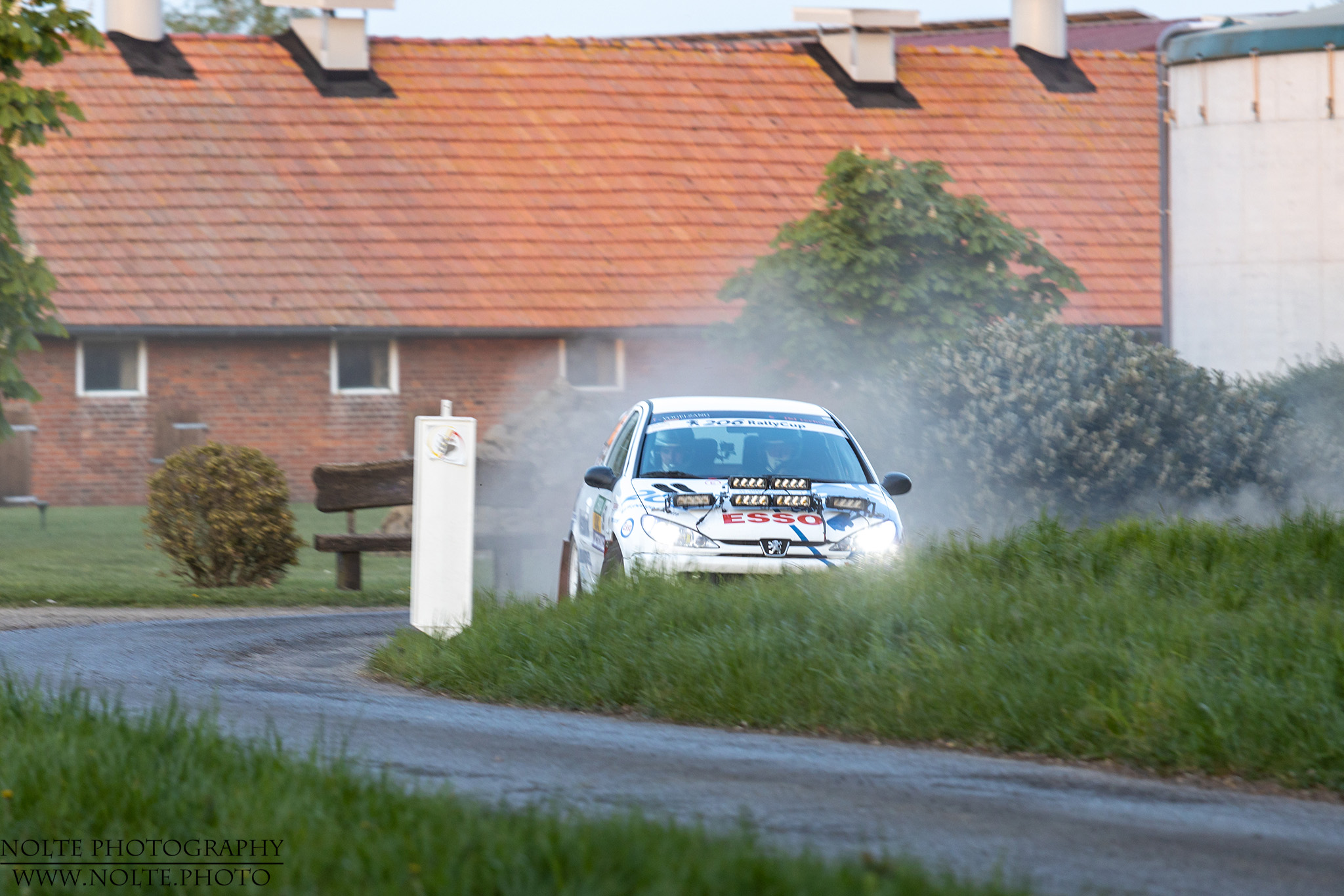 Etwas früh in die Kurve gegangen...