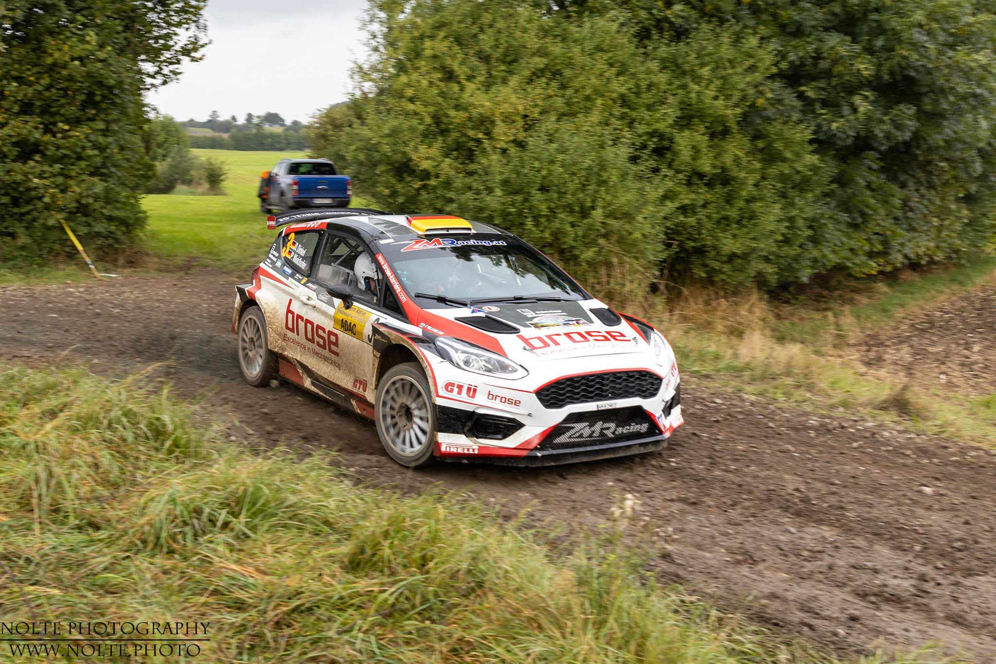 Schnelle Kurvenfahrt